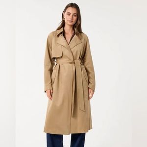 Ever New Suede Trench Coat